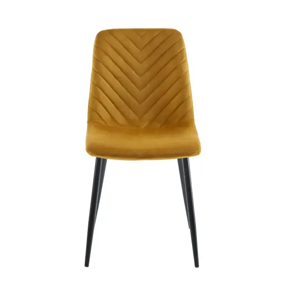 Krzesło tapicerowane curry nogi czarny K5-FX 1